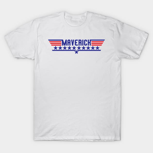 Top Gun Maverick Text T-Shirt by Angel arts